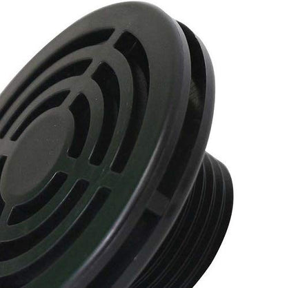 1.5 Inch MPT Threaded Low Profile ABS Strainer for Rain Barrels, Aquariums, Irrigation
