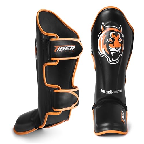 Shin Guards MMA Martial Arts, Muay Thai, Kickboxing, Leg Instep Protection Pads, Kicking, Sparring, Training Gear, Karate, Boxing, Taekwondo - Unisex (Medium/Large/Extra Large) - size: X-Large
