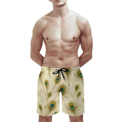 Mens Trunks Breathable Quick Dry Mesh Lining Summer Holiday Beach Board Shorts - color: Style, size: X-Large