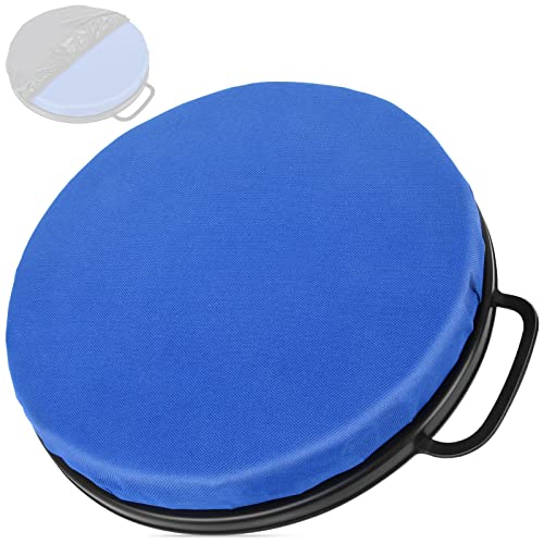 WarBull 5 Gallon Bucket Seat, 360-Degree Swivel Seat Foam Cushion Bucket Seat Lid with Waterproof Cover for Dove Duck Hunting, Fishing, Baseball, Gardening and Camping - color: Blue
