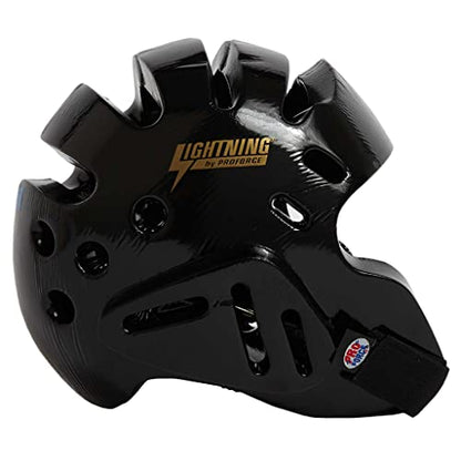 Proforce Lightning Karate/Martial Arts Sparring Headgear - color: Black, size: Youth