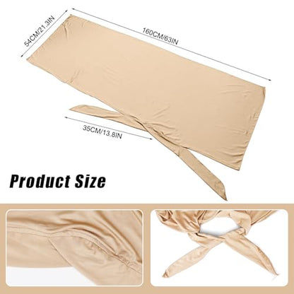 XEPST 2 Pieces Instant Hijabs for Women, Muslim Long Hijab Scarf Lightweight Soft Head Wraps Solid Color Hijab for Women