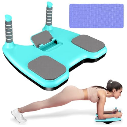 Plank Board, Core Trainer Balance Board, Pure Plank Board with Handles, Full-Body Workout, Home Fitness Equipment for Core Strength