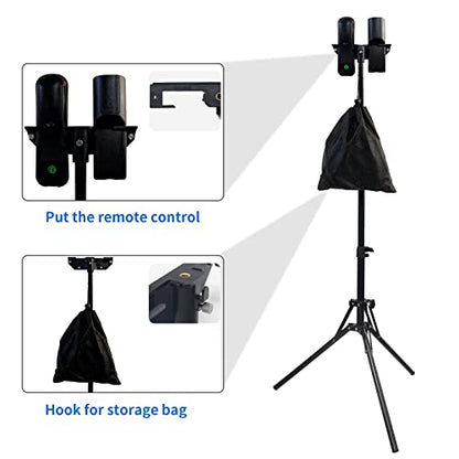 Portable Foldable Lightweight Tripod for Scoreboard and Timer,Flexible Stand with Remote Slot & Hook