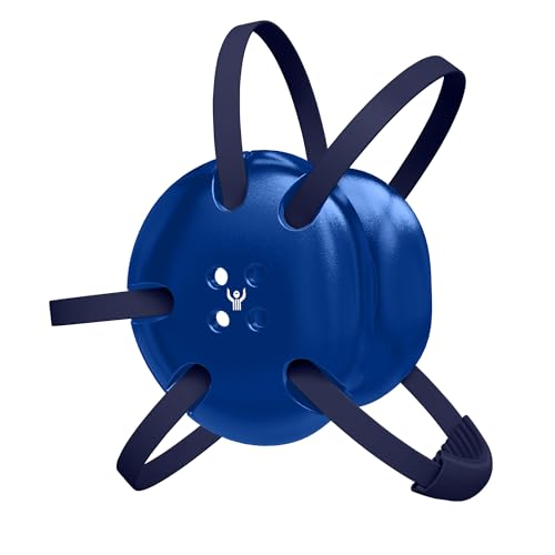 Great Call Athletics | Wrestling Classic Headgear | Earguard Adult Grappling Head Gear | Adjustable Ear Guards Navy Straps - style: Royal Blue w/ Navy Straps