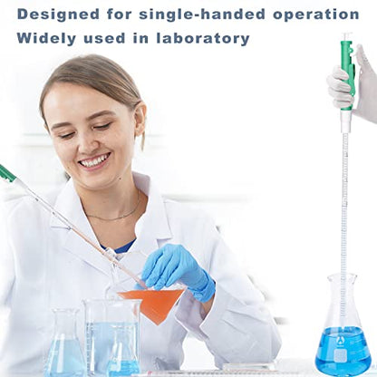ONiLAB Pipette Pumps,Scientific Pipette Pump 10ml, Green, for Disposable Plastic and Glass Pipettes… | Lightweight Design, Smooth Operation, Plastic And Glass Pipette Compatibility, Precise Liquid Transfer - style: 10ml