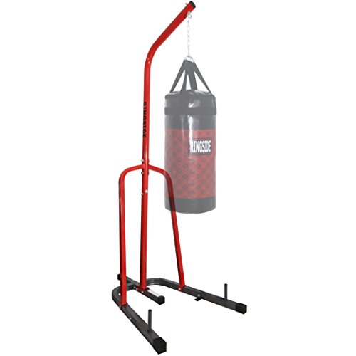 Ringside Prime Heavy Bag Stand, Free‑Standing Steel Frame Supports 100 lb Bags with 3 Stability Pegs, Full 180° Access, Easy Setup for Home or Gym, with or Without Speed Bag Platform