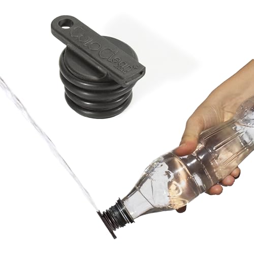 CuloClean Ultralight (6g / 0,21oz) Portable Bidet for Toilet, Travel, Backpacking, Hiking or Camping - Fits Most Plastic Bottles. (CuloClean Ultralight, 1pcs Black) - color: Ultralight Black, 1pcs