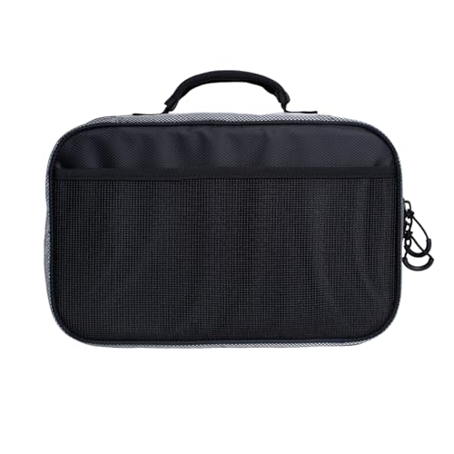 Raprance Fishing Lure Bag Baits Tackle Binder Organizer Storage Plastic Bag - color: Upgraded Black
