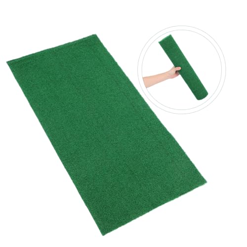 ORFOFE Realistic Simulation Grass Mat for Aquatic Turtles and Reptiles Wear-Resistant Synthetic Lawn for Use Basking Platform for Pet Areas