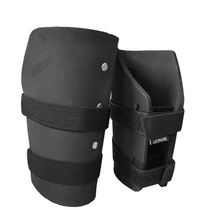 LEONARK Black Armoury Hema Fencing EVA Forearm Overlays Light Adjustable Unisex Armor Arm Guard Protectors