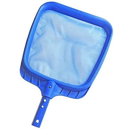 Poolvio Heavy Duty Swimming Pool Leaf Skimmer Net with Strong Reinforced Handle for Cleaning Swimming Pools, Hot Tubs, Spas and Fountains - size: Pool Skimmer