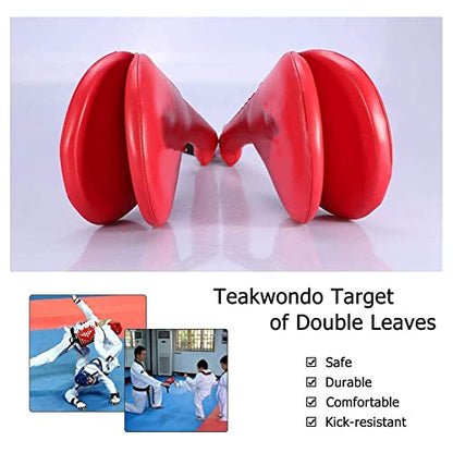 Taekwondo Kick Target Pads Karate Kickboxing Practice Double Kicking Paddle Martial Arts Equipment Punch Pads Blue
