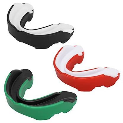 Number-one 3 Pack Soft Mouth Guard, Professional Sports Mouthguard for Boxing, Jujitsu, MMA, Football, Basketball, Hockey, Karate, Rugby Teeth Armor to Protect Braces for Adult & Youth