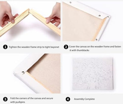 DIY 숫자 키트 이슬람 건축 페인트 40.6 x 50.8cm(16 x 20인치) 캔버스 그린 식물 페인팅 어린이 학생 성인 초보자용 브러시 포함 아크릴 안료 홈 데코에 적합(프레임 포함) - color: 아트워크 04, size: 16''x20''(DIY frame)