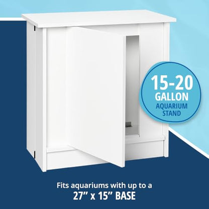 Tetra 15-20 Gallon Fish Tank Stand, Durable Water-Resistant Wood - size: 15-20 Gallon