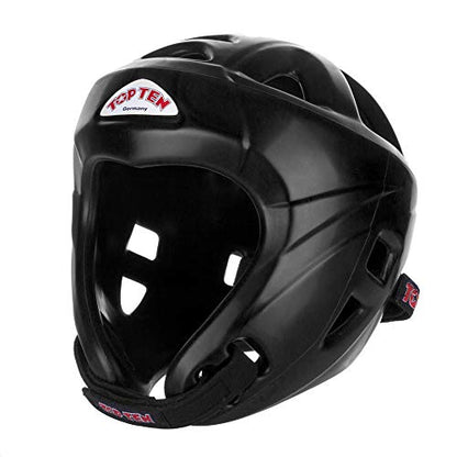 Playwell Top Ten Avantgarde Competition Head Guard - Black - size: Large