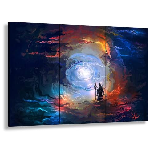 ARNLRDYA Shiva Wall Art Canvas Decor, 48''Wx32''H - color: Artwork-02, size: 48"L x 32"W