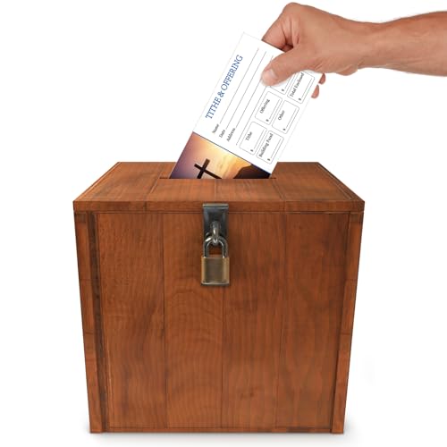 Eaasty 200 Pieces Church Offering Envelopes My Offering Bill Size Envelope Church Tithe Envelopes for Donations, Religious Occasions (Cross Style) - style: Cross Style