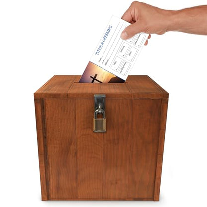 Eaasty 200 Pieces Church Offering Envelopes My Offering Bill Size Envelope Church Tithe Envelopes for Donations, Religious Occasions (Cross Style) - style: Cross Style
