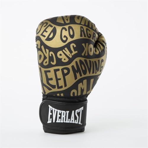 Everlast Spark Boxing - color: Black / Gold, size: 16 oz