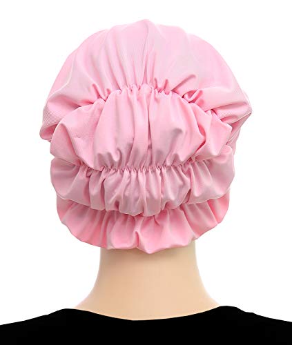 Luxor Fashion Lycra Snood Caps Women Chemo Beanie Hat - color: White