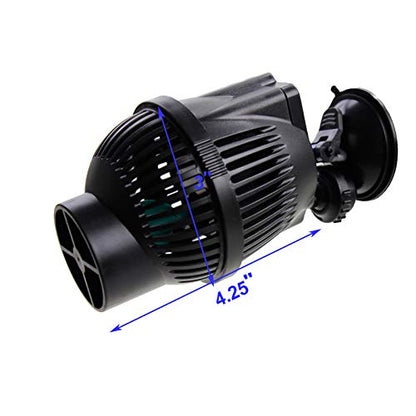 AQUANEAT Circulation Pump,1300 GPH Aquarium Wave Maker, Fish Tank Powerhead Submersible Water Pump with Suction Cup - size: 1300 GPH