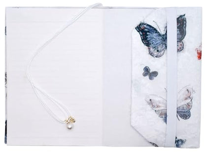 BLBMH 10x7 Fabric Book Covers for Hardcover Paperbacks Bible - Butterfly A - color: Butterfly a