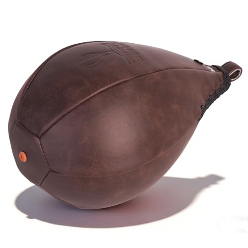 Speed Bag, Speed Punching Bag, Boxing Ball, Punching Dodge Striking Bag for Boxing Training Home Gym Sports Fitness - color: Brown