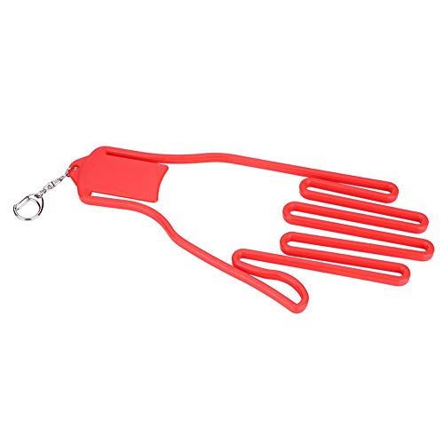 Tbest Gloves Holder, Gloves Stretcher, Plastic Gloves Keeper Stretcher Gloves Support Frame Rack Holder Glove Shaper for, Baseball, Racquetball, Tennis, and Football(Red) Glove Holder