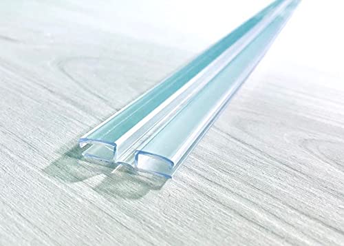 Heavy Duty Piano Hinge 3/16" (4.5mm) or 1/8" (3mm) 6 inch, 1 Piece - Durable PVC Plastic Hinges, Secure Plexiglass Connectors, Easy Assembly Golf Cart Windshield Hinge, Drum Shield, Acrylic Hinges - color: Fits 1/8" - 3/16" (3mm-4.5mm) Thick material, siz
