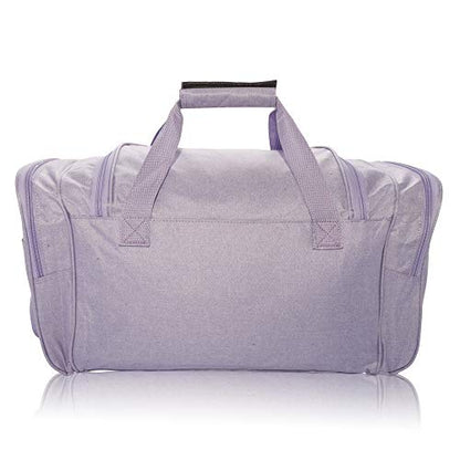 DALIX Signature Travel or Gym Duffle Bag in (Black, Gray, Navy Blue Red) - color: Purple