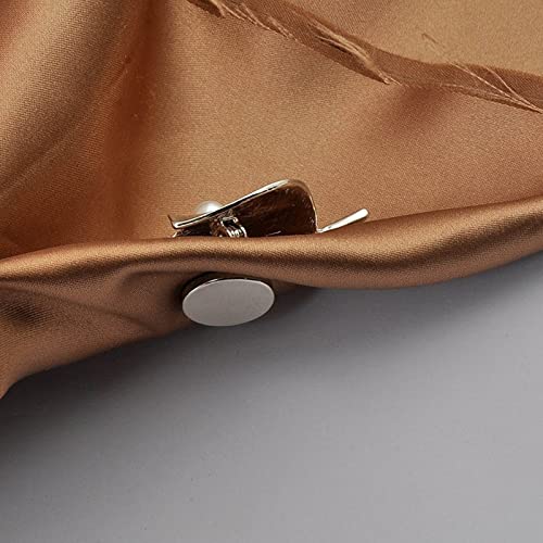 5 Pieces Strong Magnetic Brooch Converter Pin Keepers Harm-Free Clothing Magnet Buckle Tie Free Clothing Brooch Adapter - color: Silver