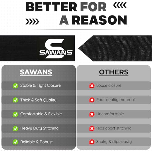 SAWANS Boxing Hand Wraps Inner Gloves for Hand Protection Long Wrist Straps Elasticated, Padded Martial Arts Combat Gloves Punching Bag Training Gel Mitts Muay Thai MMA - size: Small-Medium