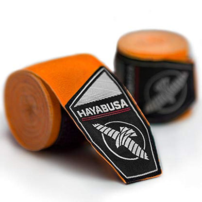 Hayabusa Boxing Hand Wraps Perfect Stretch 4.0 for Men & Women - color: Orange