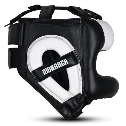 Full Face Boxing Headgear Boxing Sparring Men Women, a Complete Package for MMA and Kickboxing Trainees, Muay Thai Boxing Safety Head Guard - color: White
