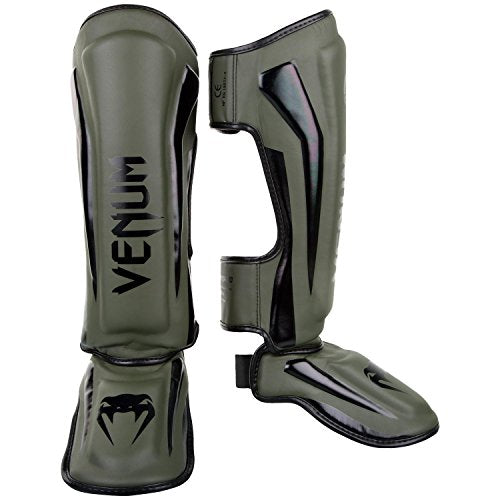 Venum Elite Standup Shin Guards - color: Black/Gold, size: Large