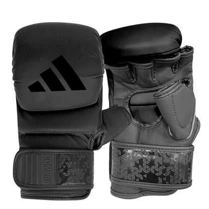 Adidas Sparring Training Gloves Boxing MMA Martial Arts Kickboxing Impact-Absorbing Protection Black S/M or L/XL - color: Black S/M