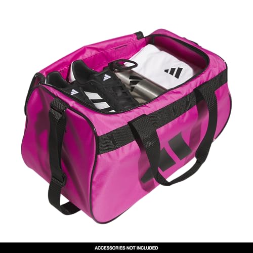 adidas Power Gym Bag – Lightweight Small Duffel, Intense Pink/Black, OSFA - color: Intense Pink/Black/Power