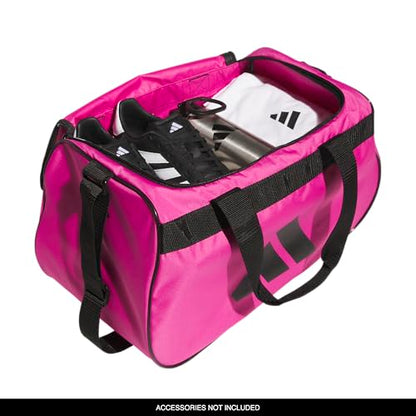adidas Power Gym Bag – Lightweight Small Duffel, Intense Pink/Black, OSFA - color: Intense Pink/Black/Power