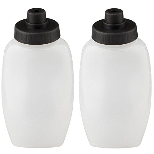 Fitletic Running Water Bottle Pair 6, 8, 12 Oz (V2) | Replacement Bottle | Hydration Bottle - size: 12 Ounces
