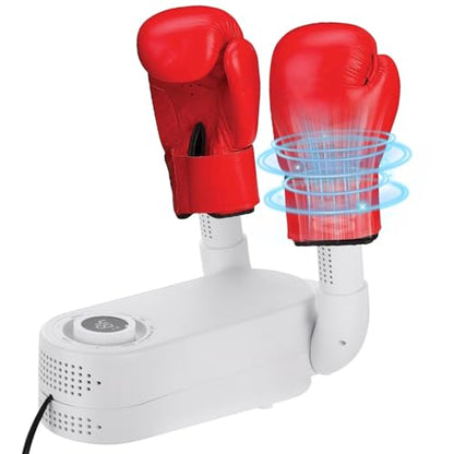 Portable 360° Hot Air Boot Shoe Dryer with Intelligent Timer, Foldable Boxing Glove Dryer for Gloves, Shoes, and Socks