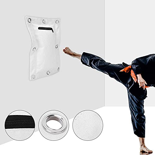 Wall Punching Bag, Sand Bag Wing Chun Kung Fu Wall Bag Kick Boxing Striking Canvas Punch Bag Empty Striking Sand Bag for Sanda Training - size: Small