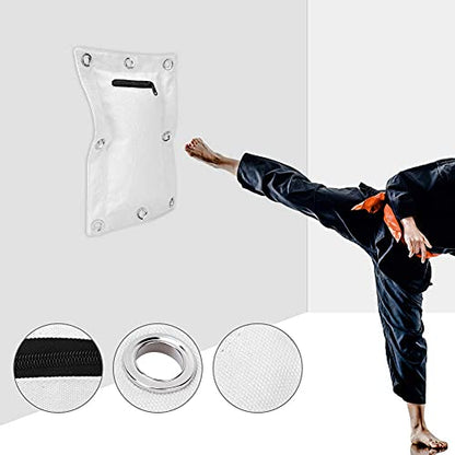 Wall Punching Bag, Sand Bag Wing Chun Kung Fu Wall Bag Kick Boxing Striking Canvas Punch Bag Empty Striking Sand Bag for Sanda Training - size: Small