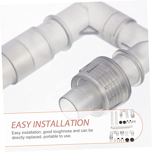 1 Set Plumbing Fittings Fish Tank Tube Aquarium Water Tube External Water Case Water Tubing Aquarium Overflow Kit Water Supply Abs Wave