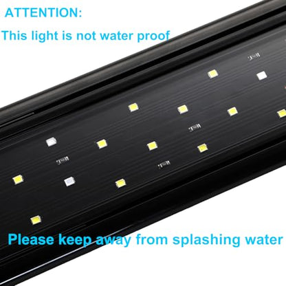 AQUANEAT LED Aquarium Light Full Spectrum for 18 Inch to 24 Inch Fish Tank Light Fresh Water - size: 18"-24"