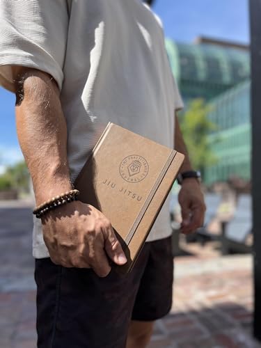 The Practitioner's Journal | BJJ Training Log & Jiu Jitsu Journal — Hardcover, Leather-Bound | Brazilian Jiu-Jitsu, Grappling & Wrestling | Gift for Serious Practitioners
