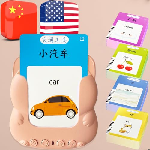 Talking Flash Cards Bilingual - Mandarin English Flashcards Kids - color: Mandarin
