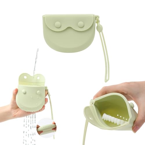 Retainer Case Silicone Mouth Guard Case with Lanyard Vent Holes Aligner Case Clear Retainers Orgainizer Holder for Dental Guard Night Grinding Mouthguards Orthodontic Denture Brace