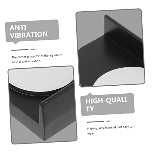 Mipcase 8pcs Fish Tank Corner Pads Thickened -Collision Corner Protectors for Aquarium Base Shockproof Safety Bumpers Easy to Install Non- Mat for Preventing Damage